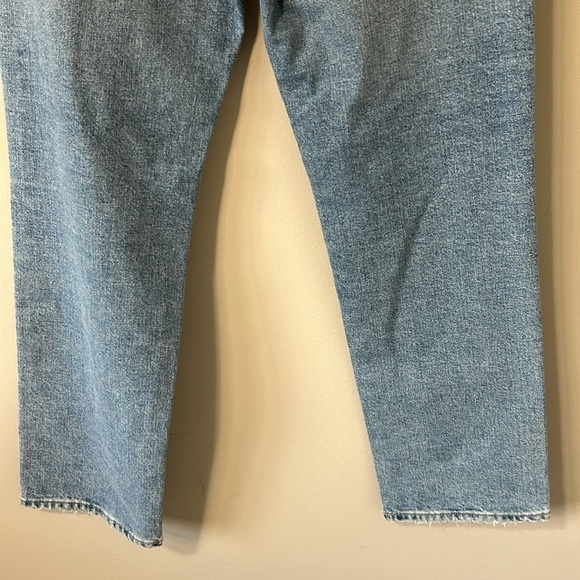 AG Adriano Goldschmied Saige High Rise Straight Leg Jean Medium Wash Sz 31 NEW - Picture 8 of 15